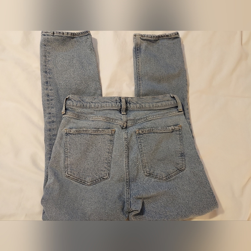 Agolde Wilder Light Wash Straight Leg Cropped Jeans - 27 - GUC - Picture 10 of 10
